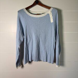 Emma James  a Liz Claiborne Company Sweater, Sz. XL, Baby Blue